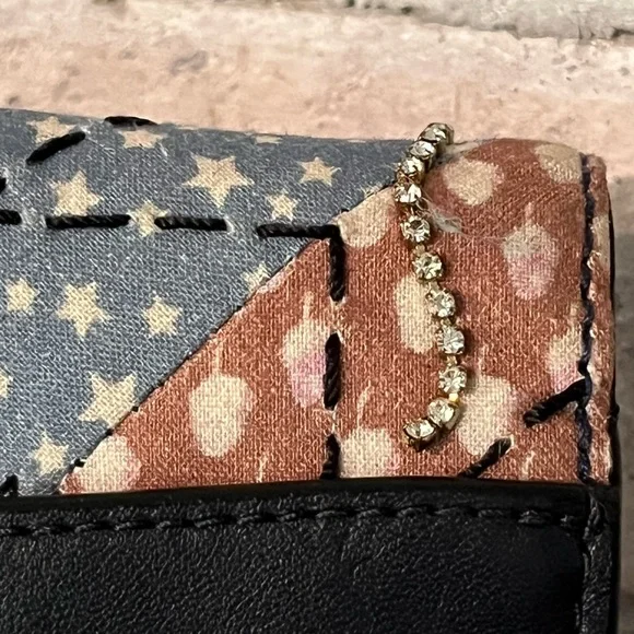 Coach Hayden Foldover Crossbody Clutch With Star Patchwork - Picture 8 of 11